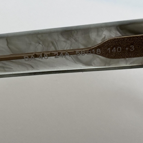 BALENCIAGA 2-2.8 sunglasses  BA 48 24A 56 .18 140*3  Gray Tone. - Picture 8 of 9